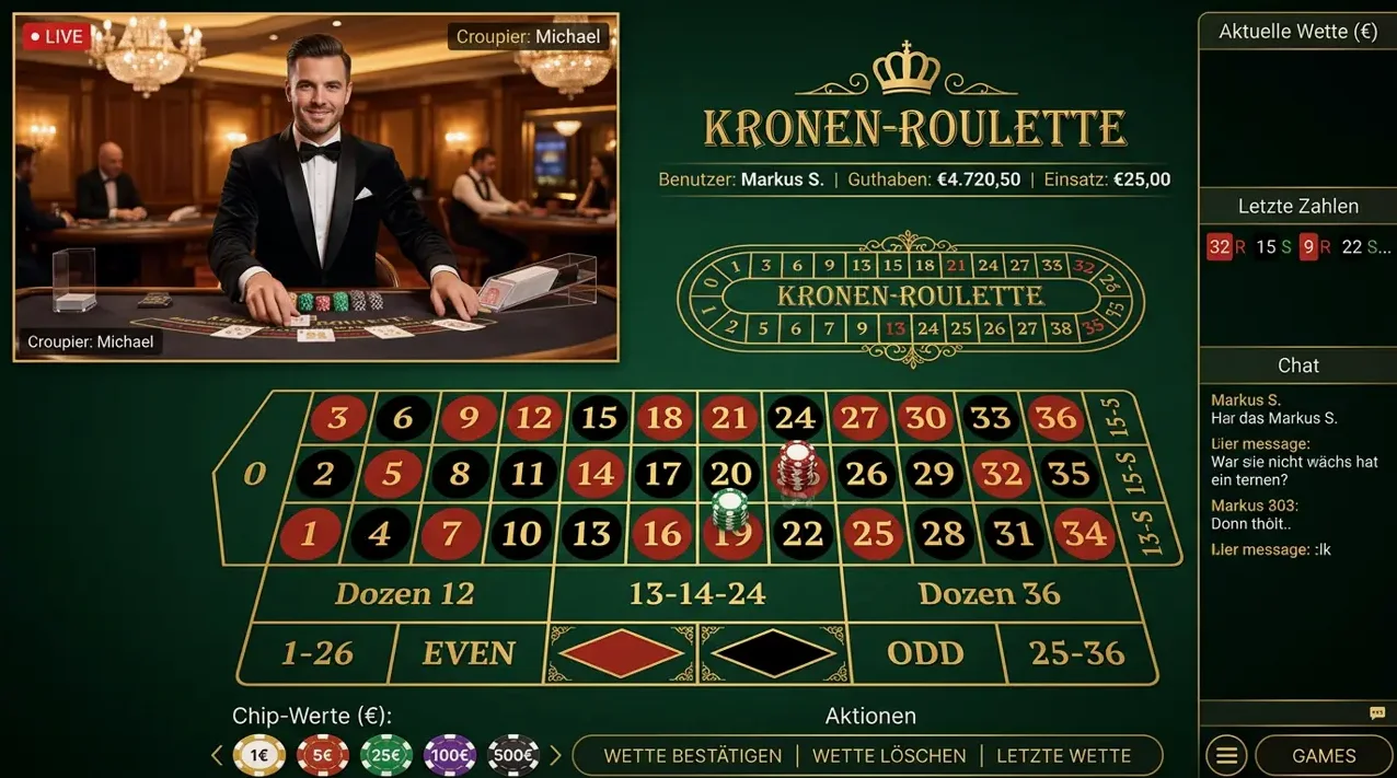Live Casino im Playoda